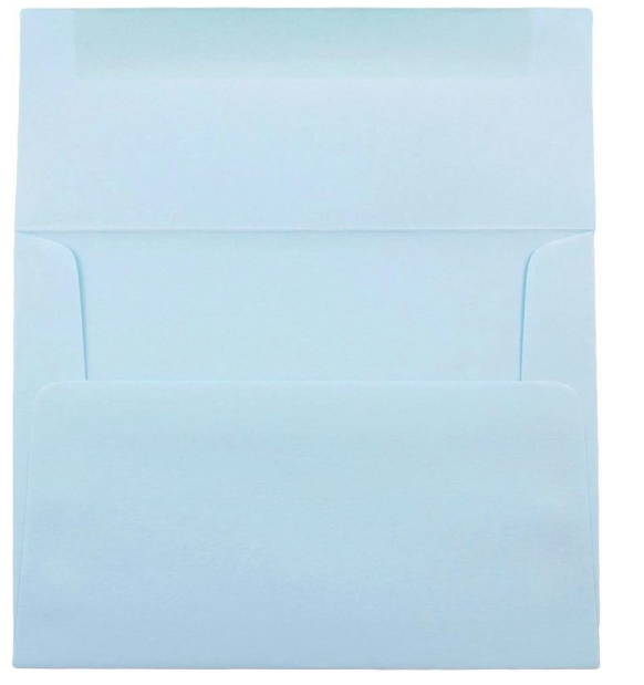 JAM PAPER A7 Invitation Envelopes - Blue - 50 Pack - photo 2