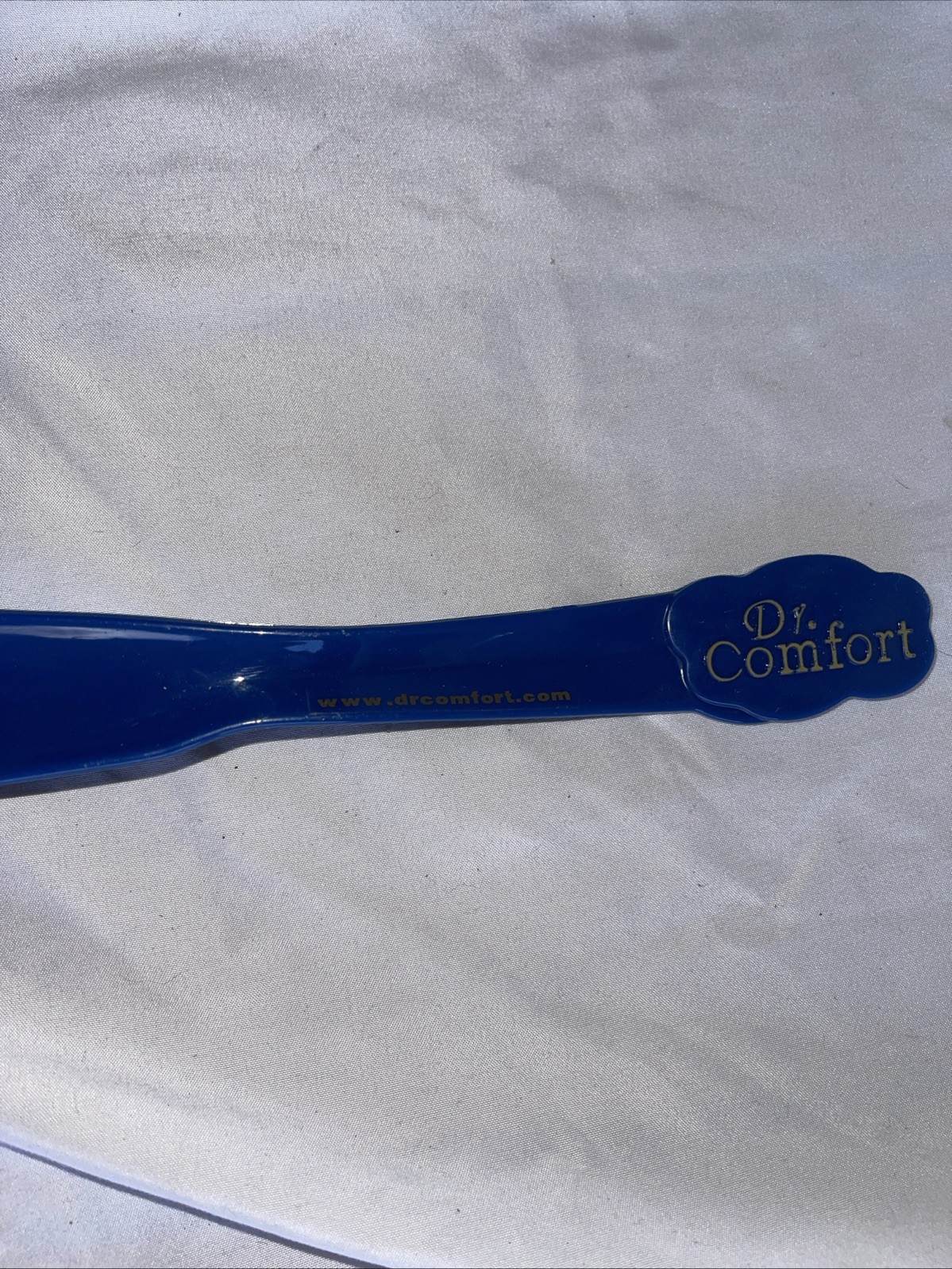 Dr. Comfort Long Blue Plastic Shoe Horn - 10 Inches - photo 3