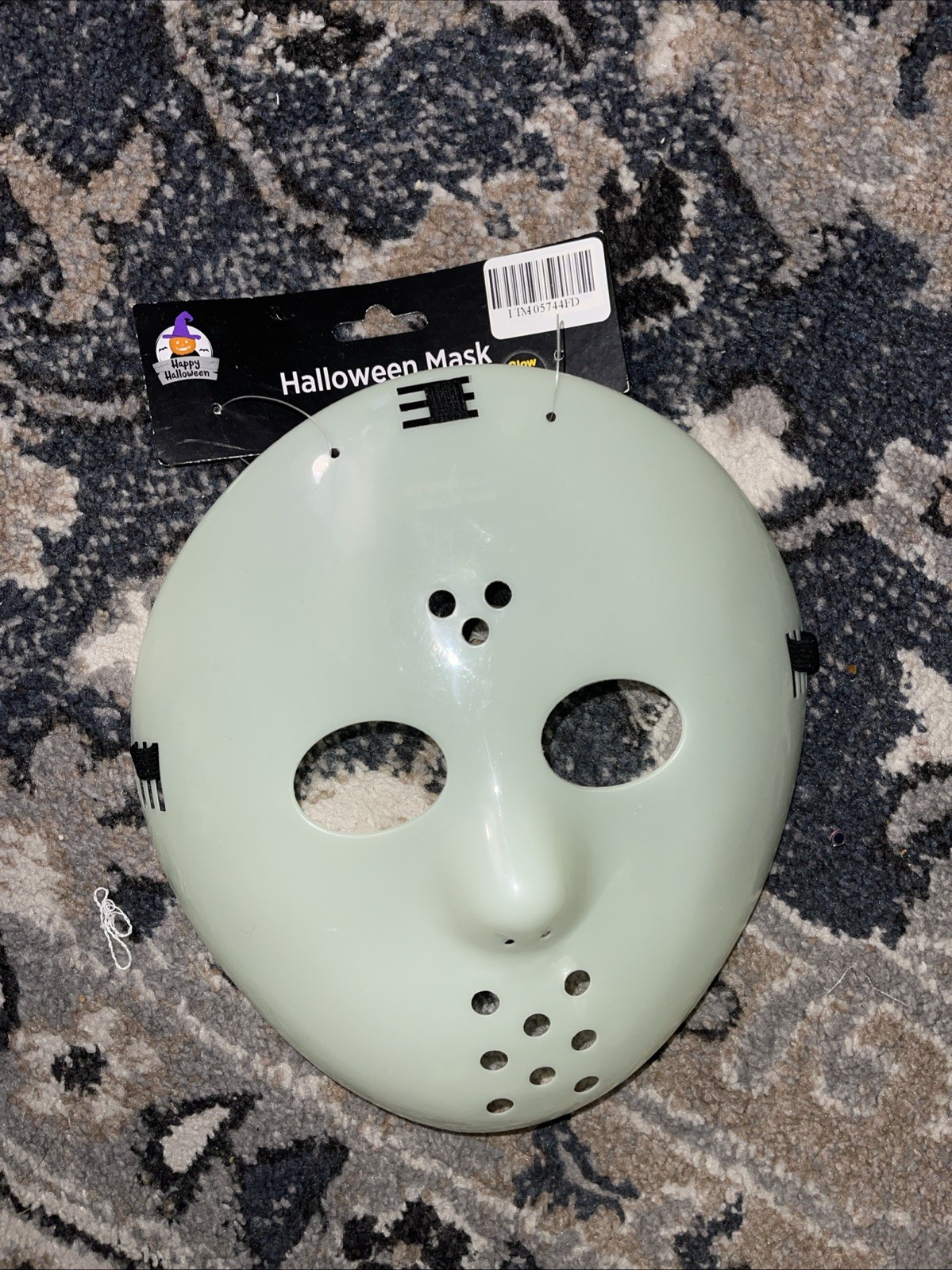 Happy Halloween Mask - Jason Voorhees Hockey Mask - White - NEW