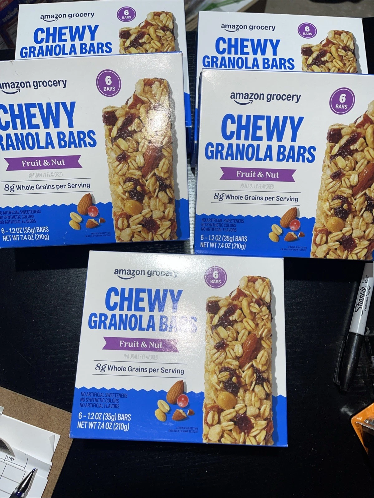 5 Packs Of Delicious 6 Count Fruit & Nut Chewy Granola Bars - 7. - photo 3