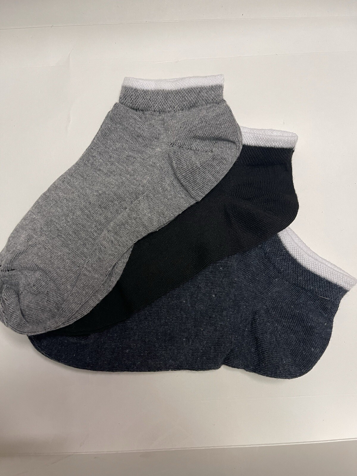 5 Pairs Men's Xtra Cuff Ankle Socks P314 - White