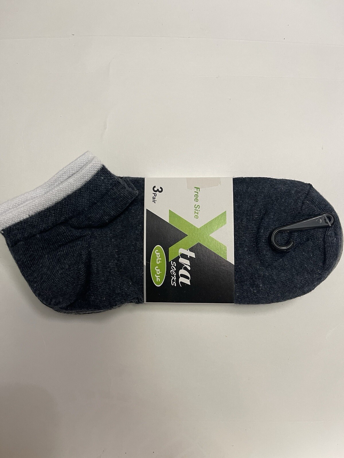 5 Pairs Men's Xtra Cuff Ankle Socks P314 - White - photo 3