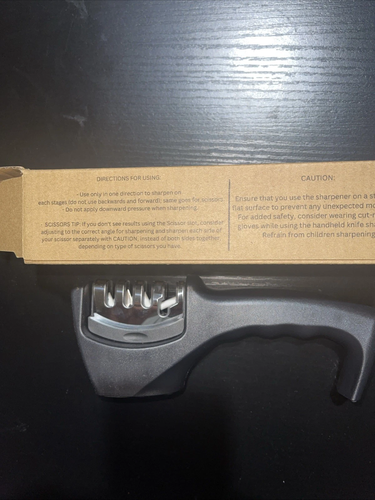 4-in-1 Knife and Scissor Sharpener Tool - photo 5