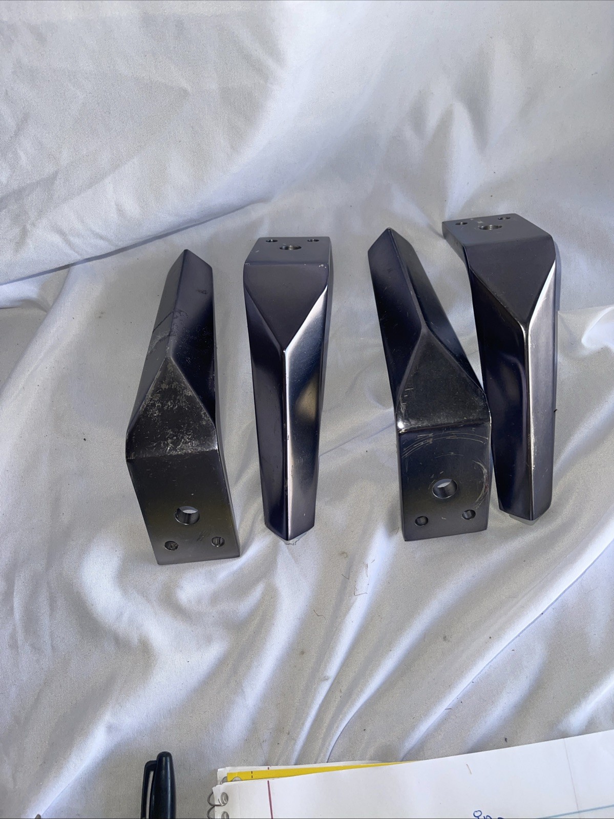 6" Chrome Furniture Legs Set of 4