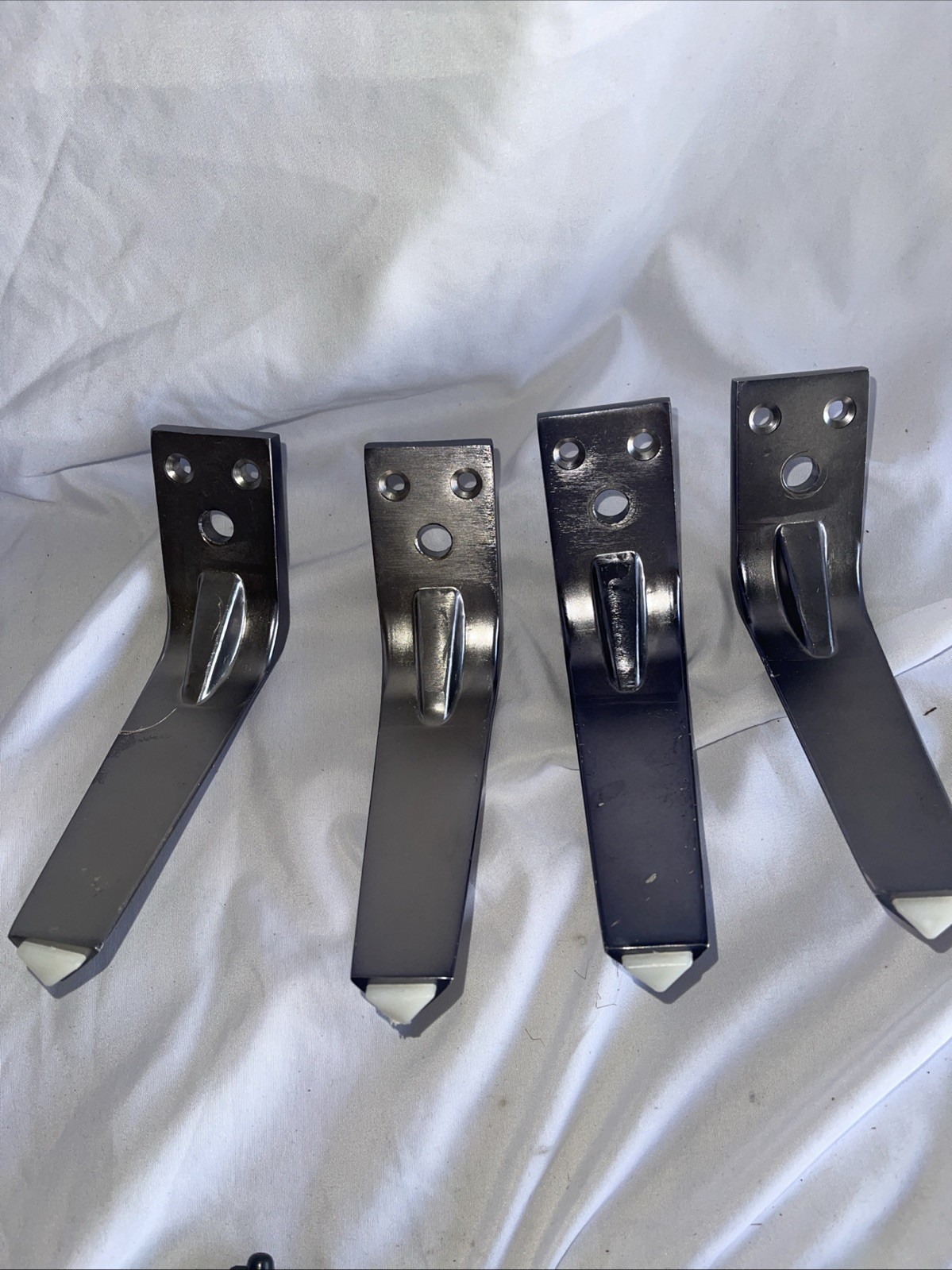 6" Chrome Furniture Legs Set of 4 - photo 3