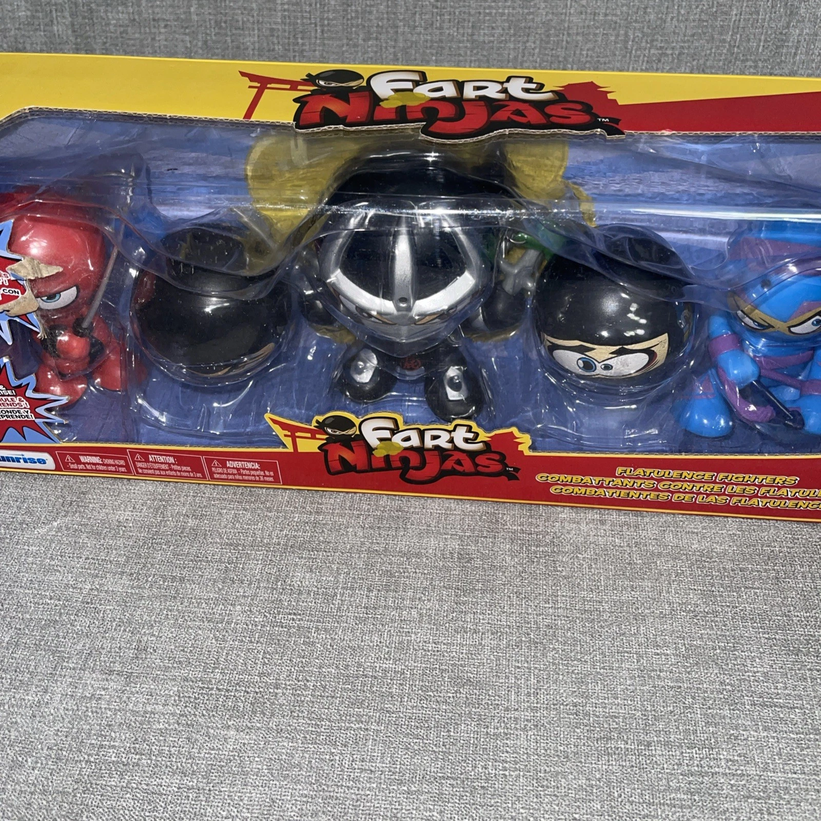 Fart Ninjas Flatulence Fighters 5 Pack Motion Activated Fart Sou