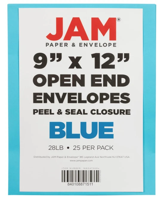JAM Paper 9x12 Catalog Envelopes (25 ct)