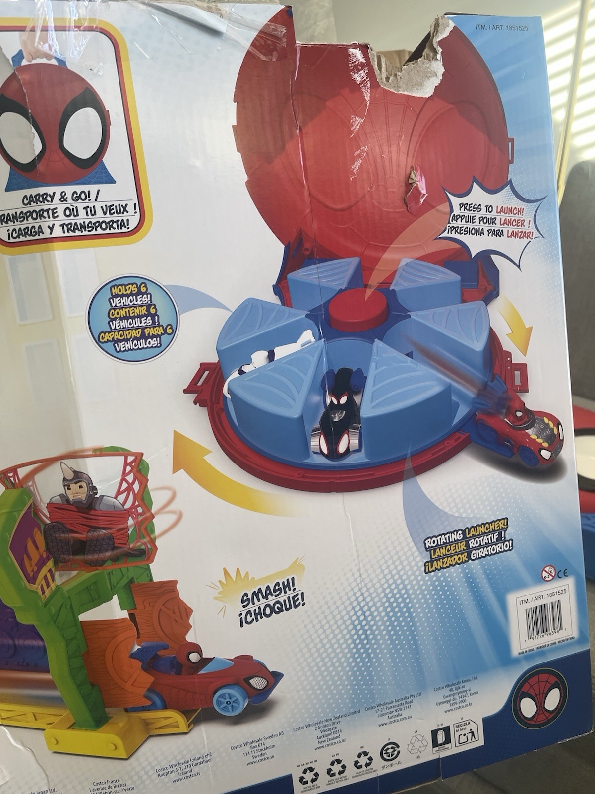 Marvel Spidey Amazing Friends Metal Super Loop Track Carry Case - photo 5
