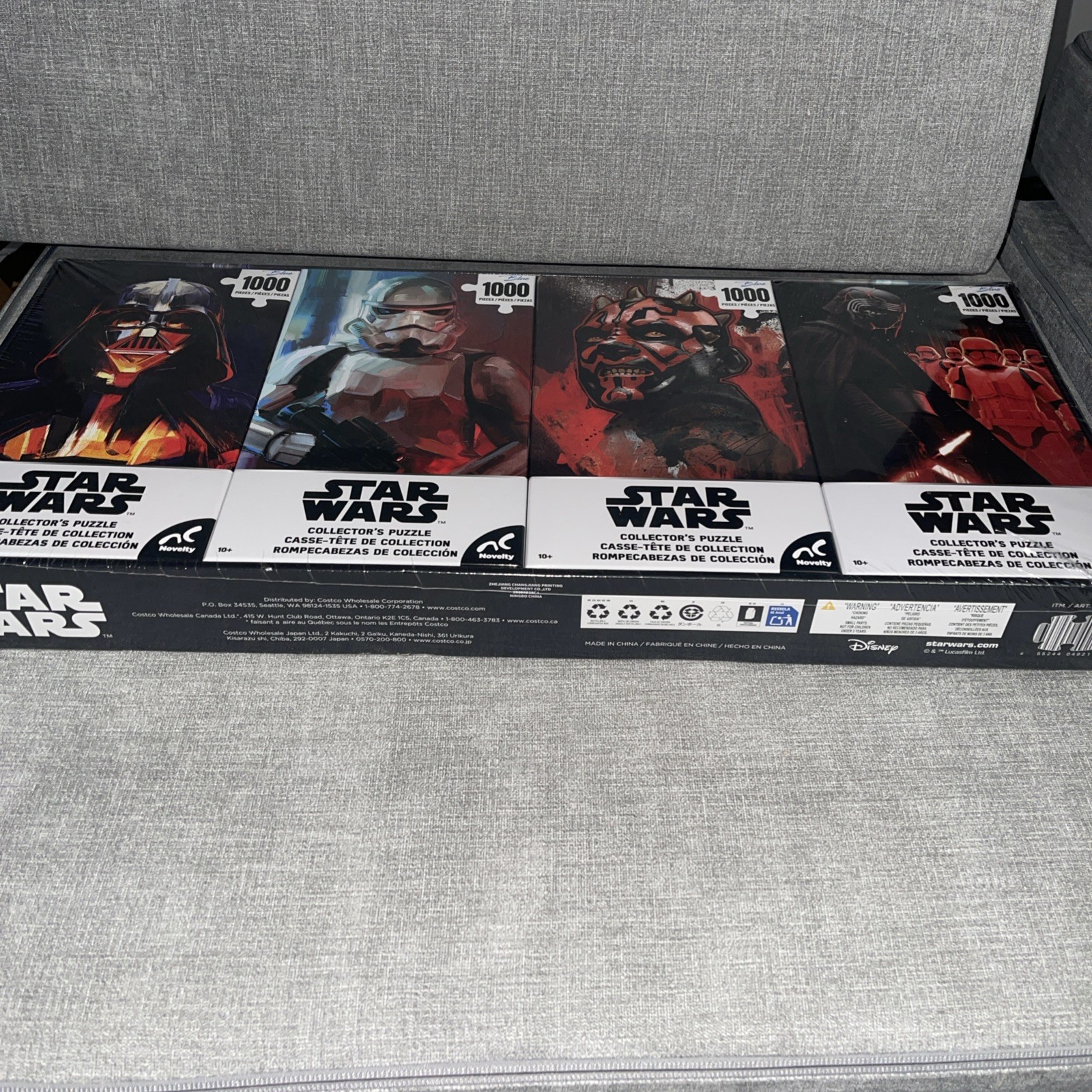 Star Wars Puzzle 4-Pack • 4 x 1000 Pieces • Collector Set