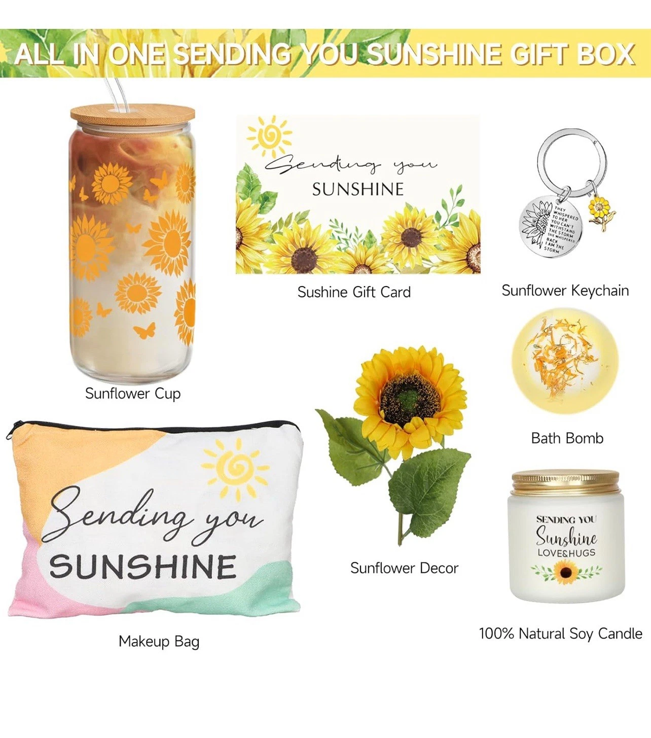 Sunflower Tumbler - Get Well Gift for Women - photo 3