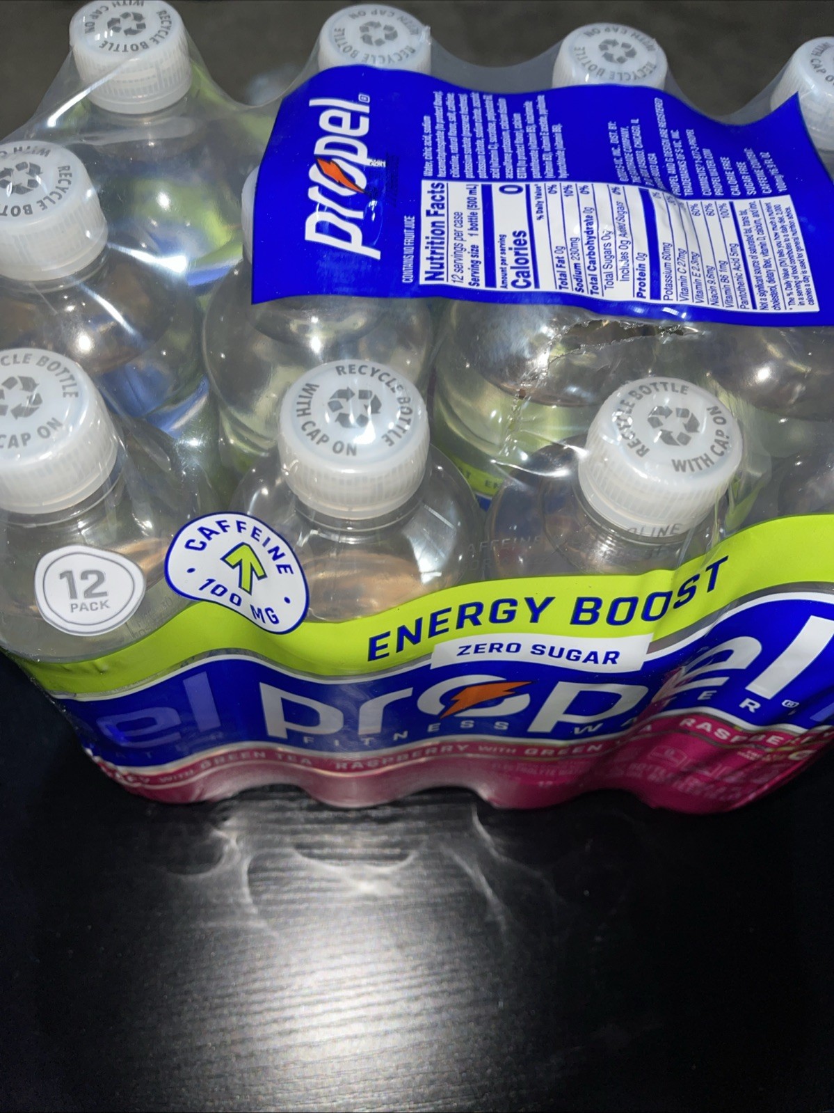 Hydrate & Energize Raspberry Green Tea Electrolytes - 12 Bottles - photo 3