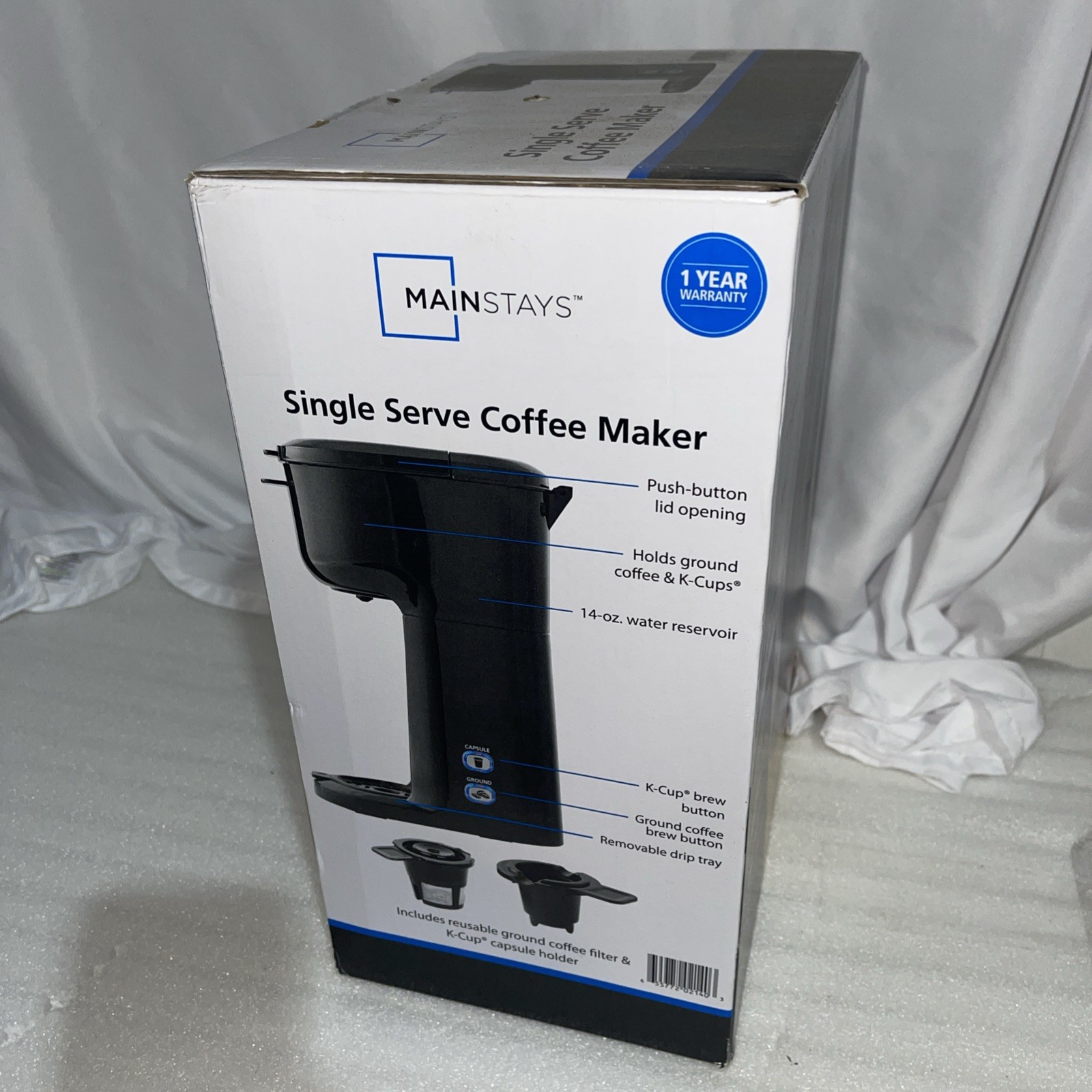 Single Serve Coffee Maker Dual Brew K Cup Capsule Ground - photo 2