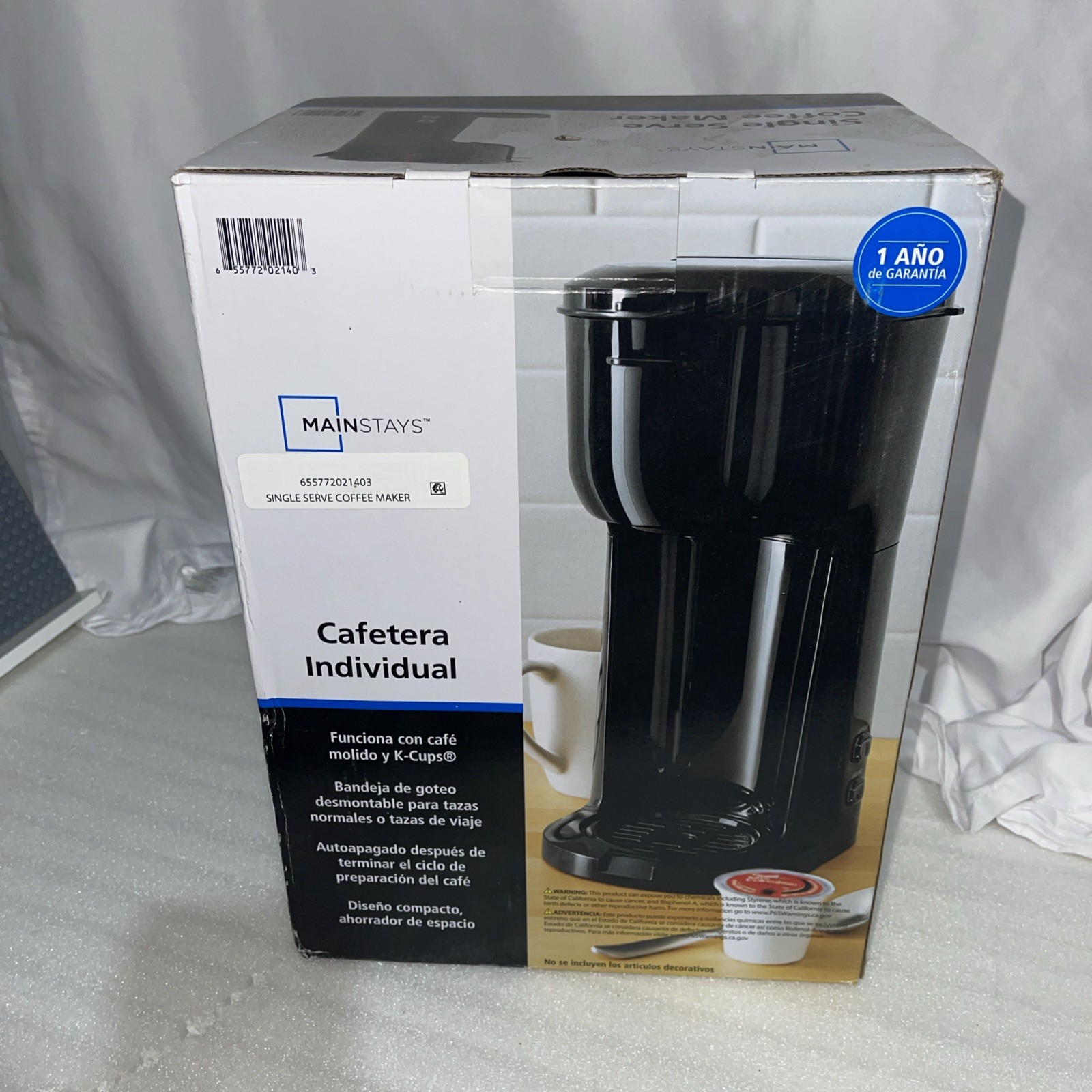 Single Serve Coffee Maker Dual Brew K Cup Capsule Ground - photo 3
