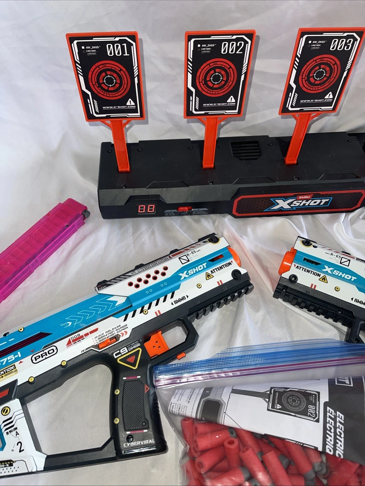 Zuru X Shot Pro Fury X Battle Blaster 2 Pack, Darts + Target - photo 3