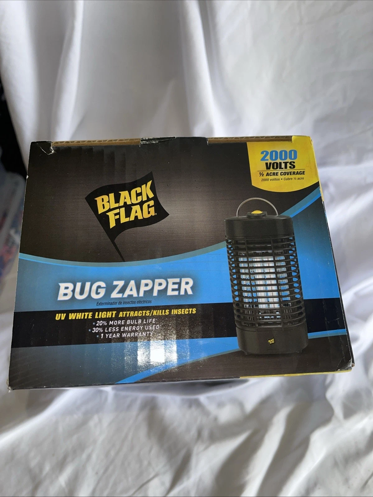 Black Flag Bug Zapper 2000 Volt Insect Killer BZ-20 + Bulb - photo 5
