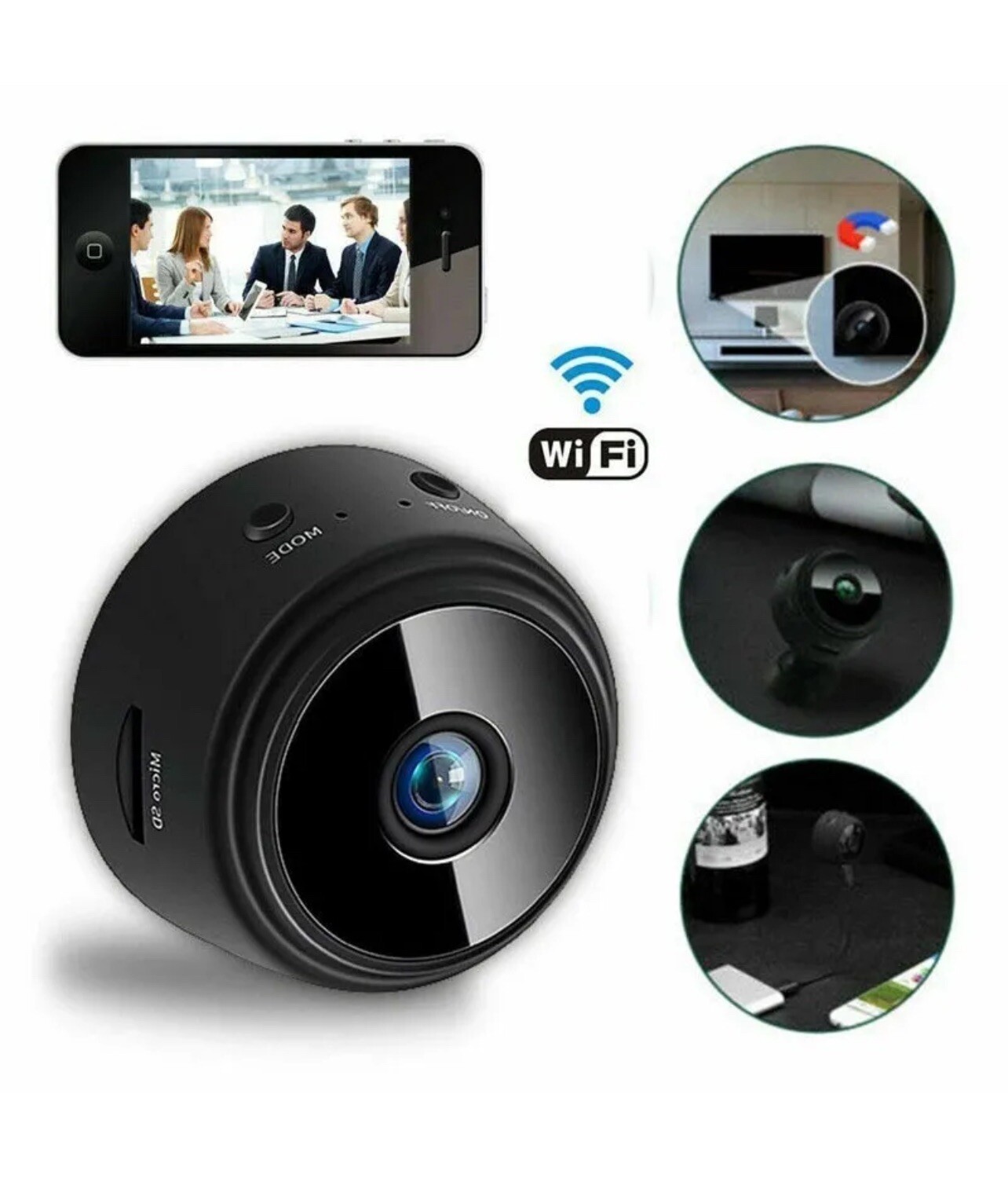 A9 Mini Camera Wifi 1080P HD IP Camera Magnetic Wireless Night V