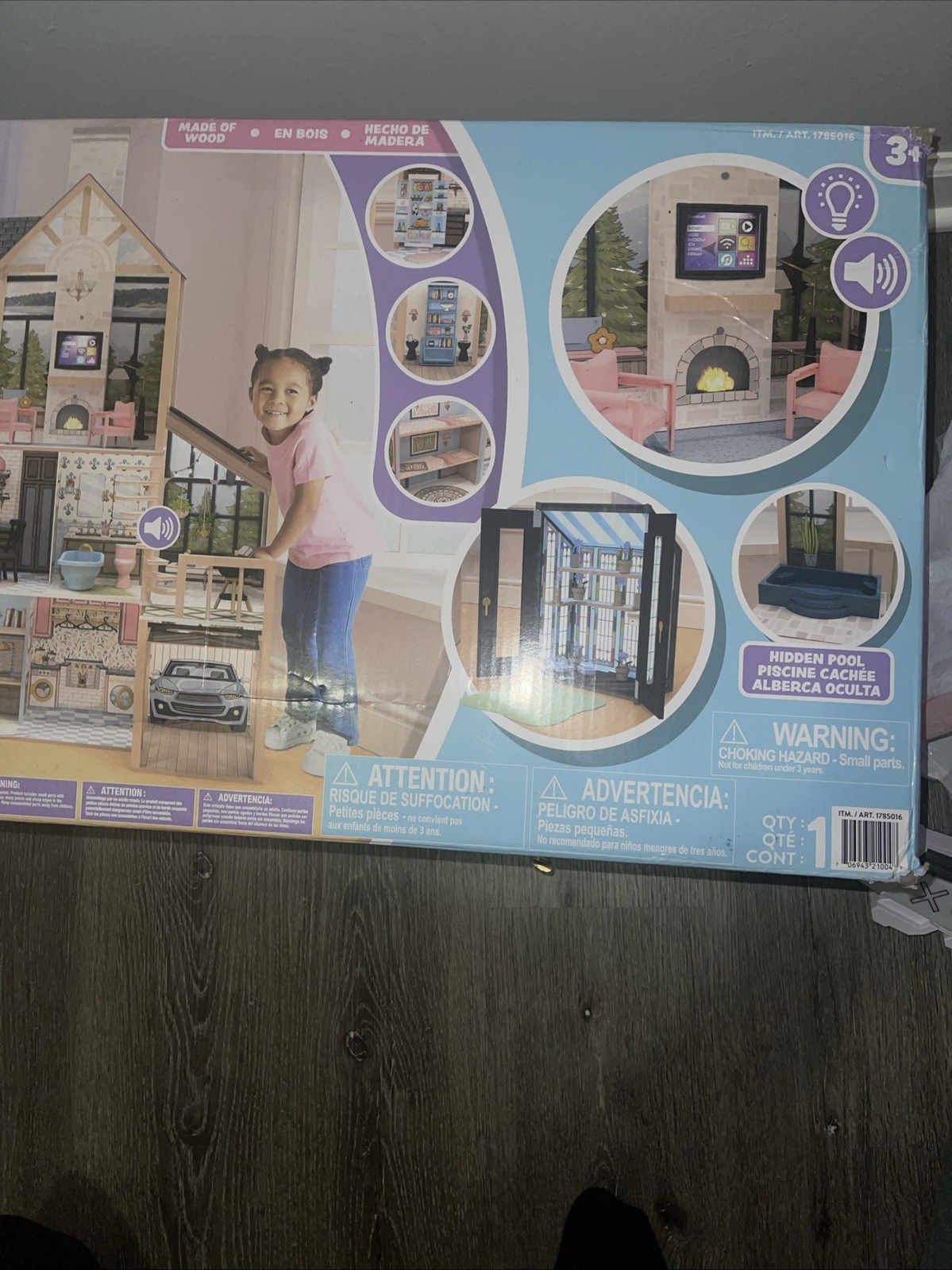 KidKraft Lakeview Villa Huge Wood Doll House & Greenhouse with 6 - photo 3