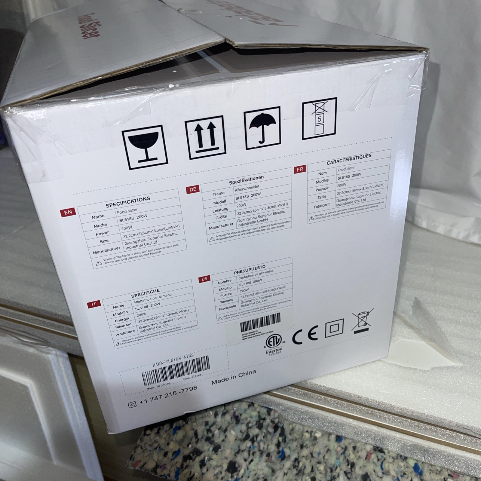 Fatabeta 200W Electric Meat Slicer for Home - photo 2