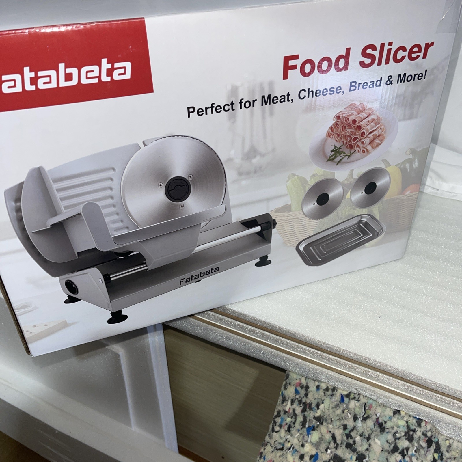 Fatabeta 200W Electric Meat Slicer for Home - photo 3