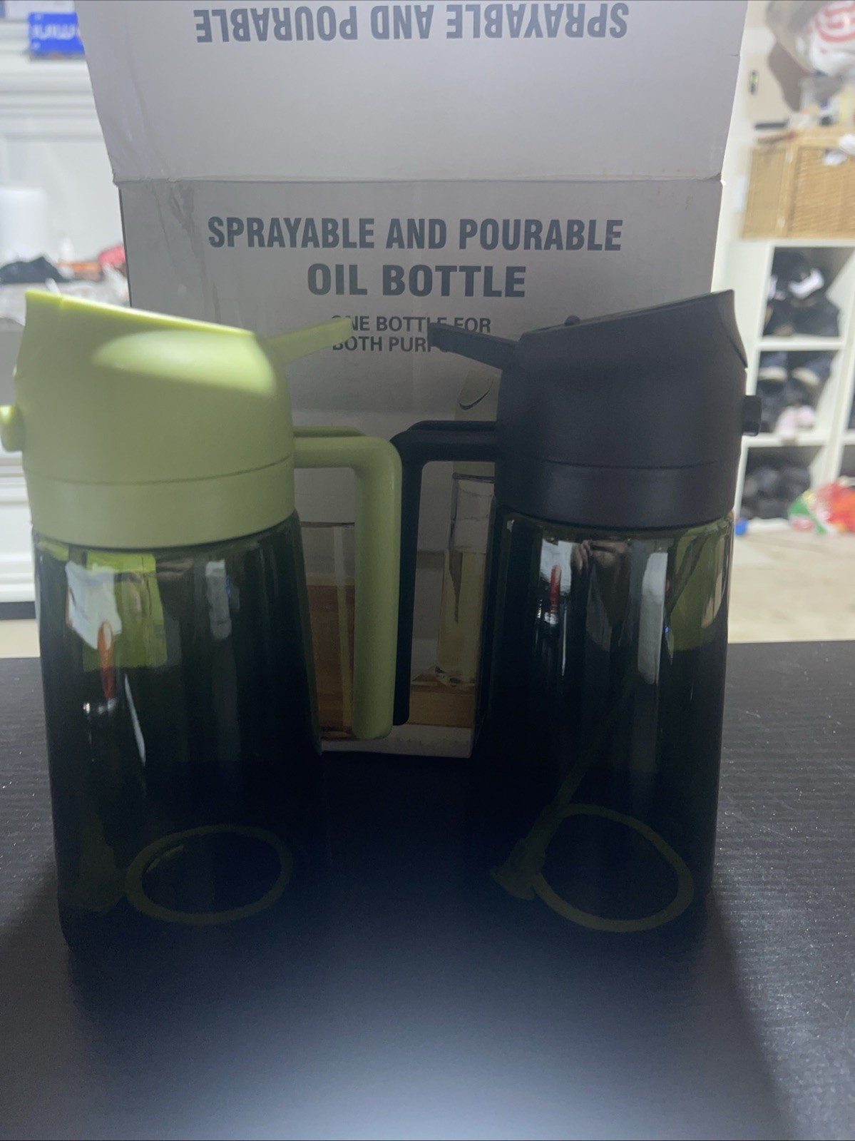 Set of 2 Oil Sprayers for Cooking - 2-in-1 Dispenser - photo 3