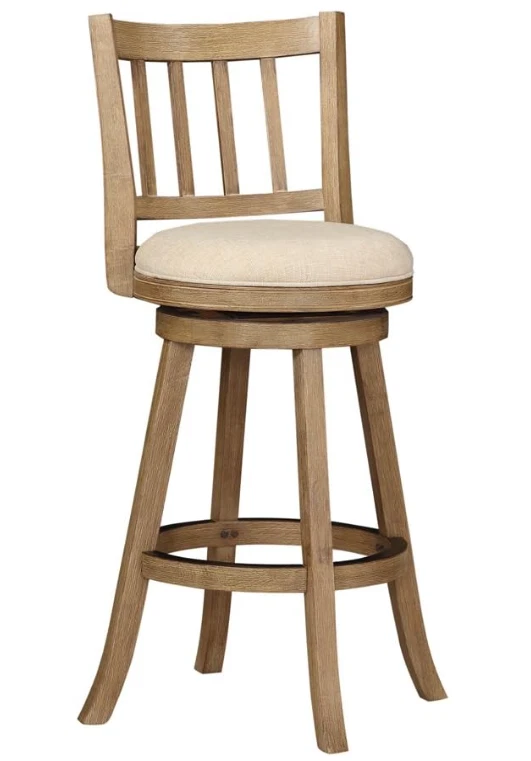 Sheldon Bar Height Stool, 29-Inch, Driftwood Wire-Brush - photo 4