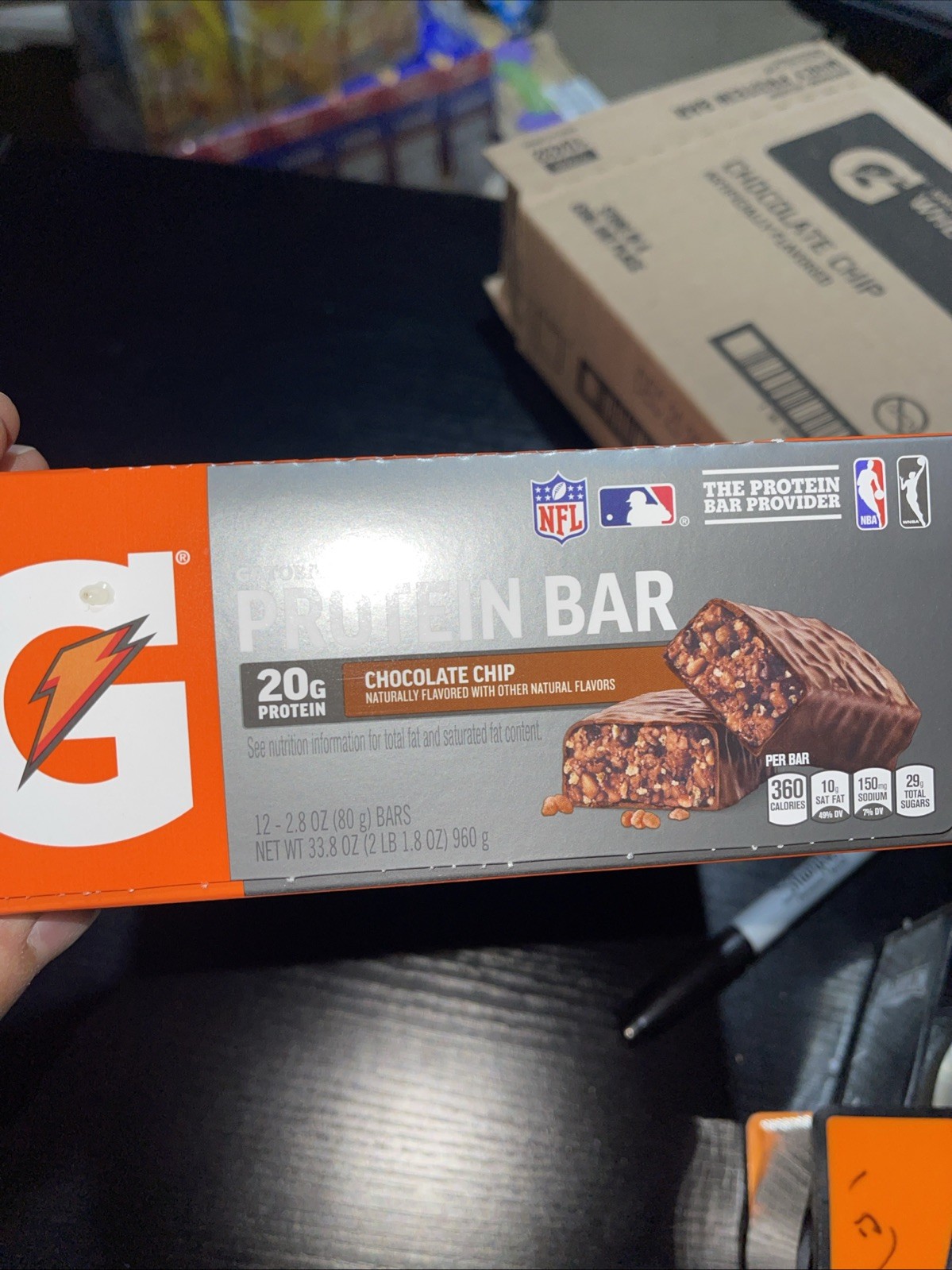 Gatorade Whey Protein Recover Bars - Chocolate Chip (12 Count) - photo 3