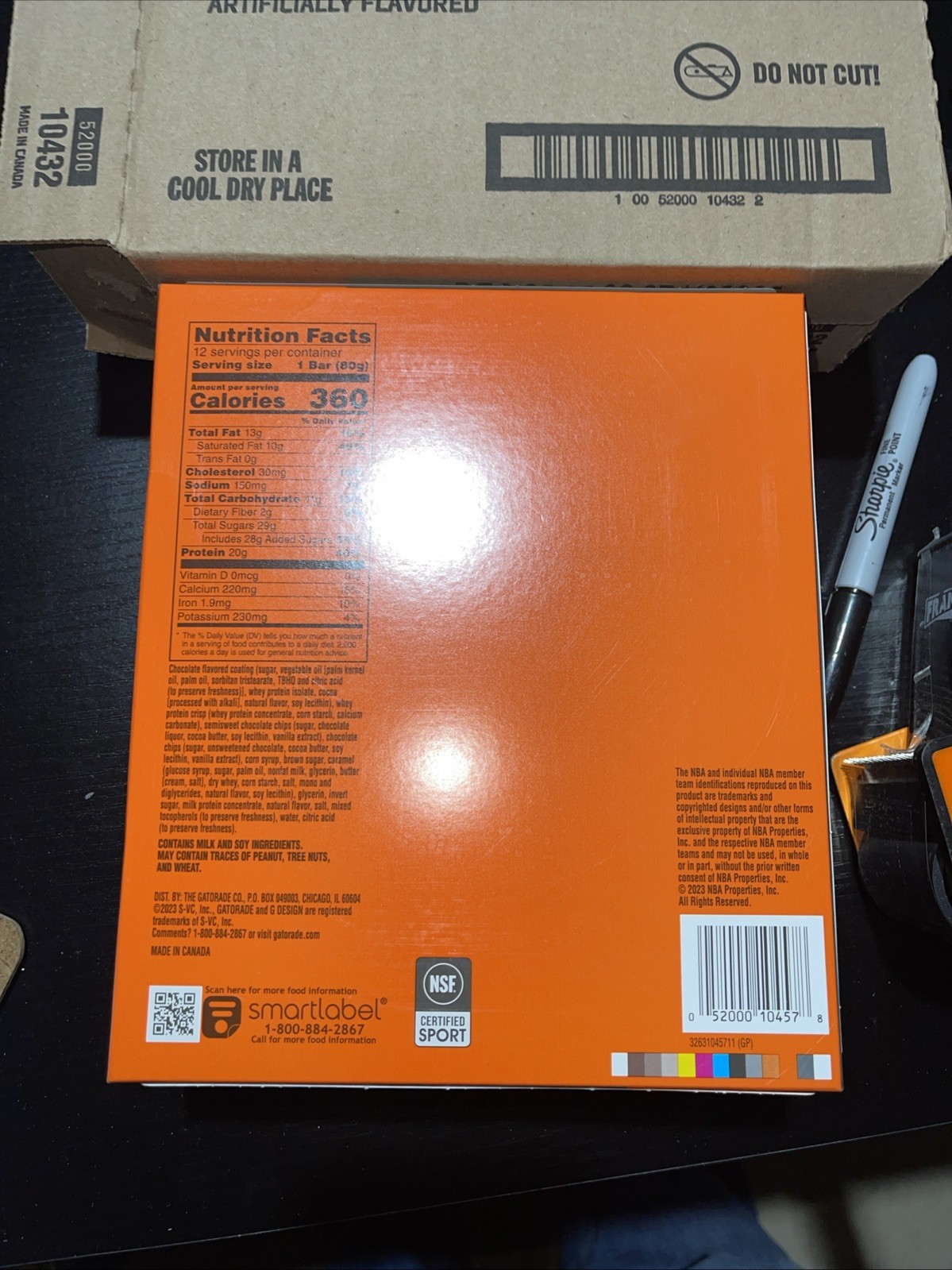 Gatorade Whey Protein Recover Bars - Chocolate Chip (12 Count) - photo 5