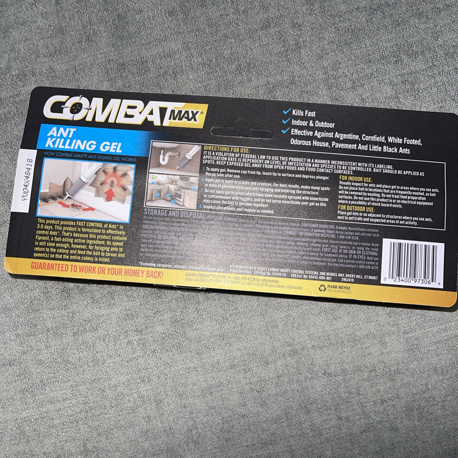 Combat Max Ant Killer Gel, 27g - photo 2