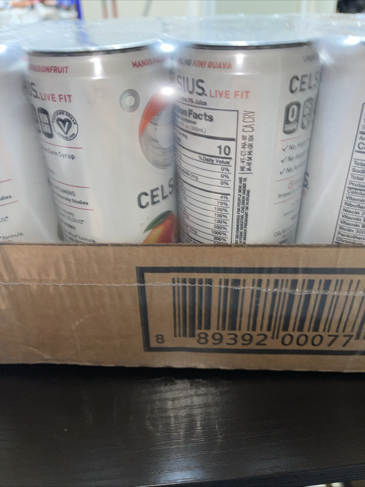 Assorted Flavors Energy Drinks Pack 12 12oz No Sugar Gluten-Free - photo 3