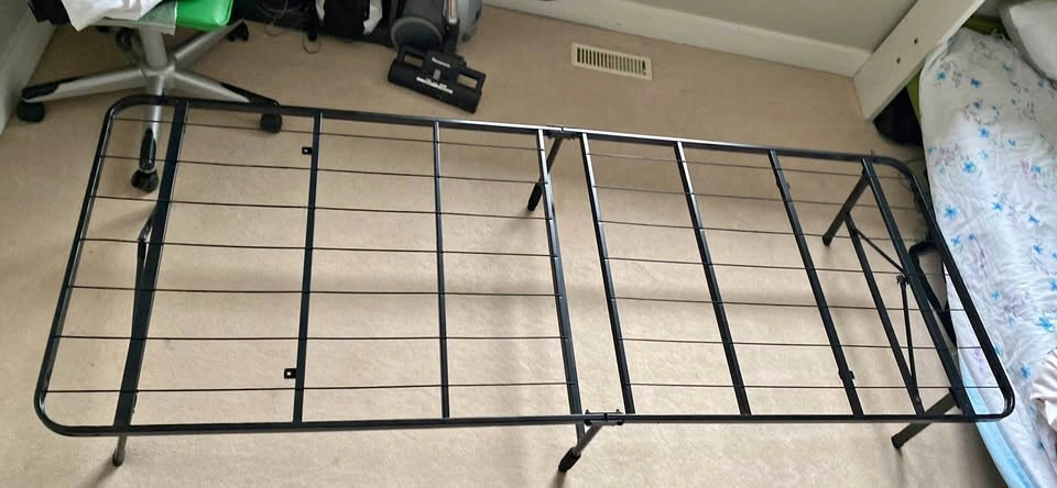 Portable Single Steel Bed Frame