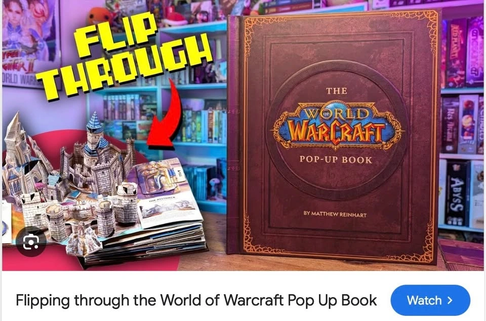 The World of Warcraft Pop-Up Book Hardcover