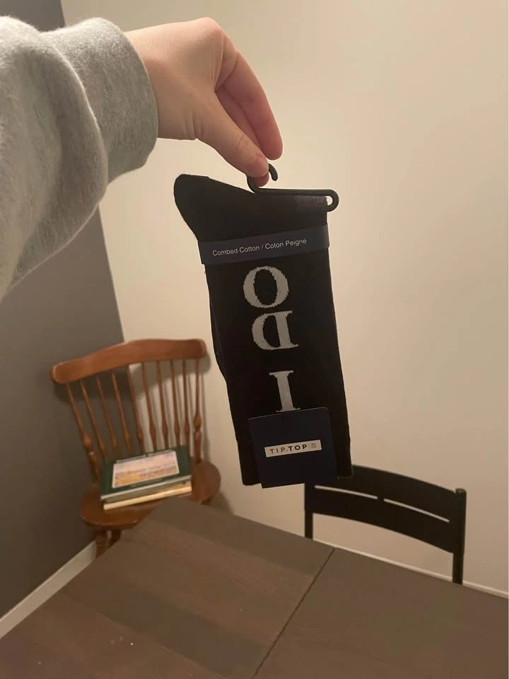 Black "I Do" Socks - photo 2