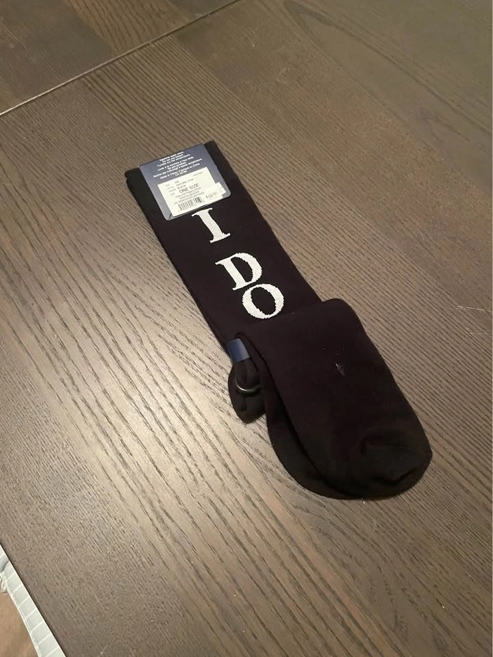 Black "I Do" Socks - photo 3