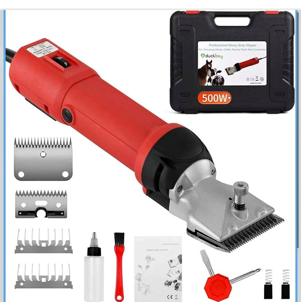 500W Heavy-Duty Animal Clippers for Thick-Coated