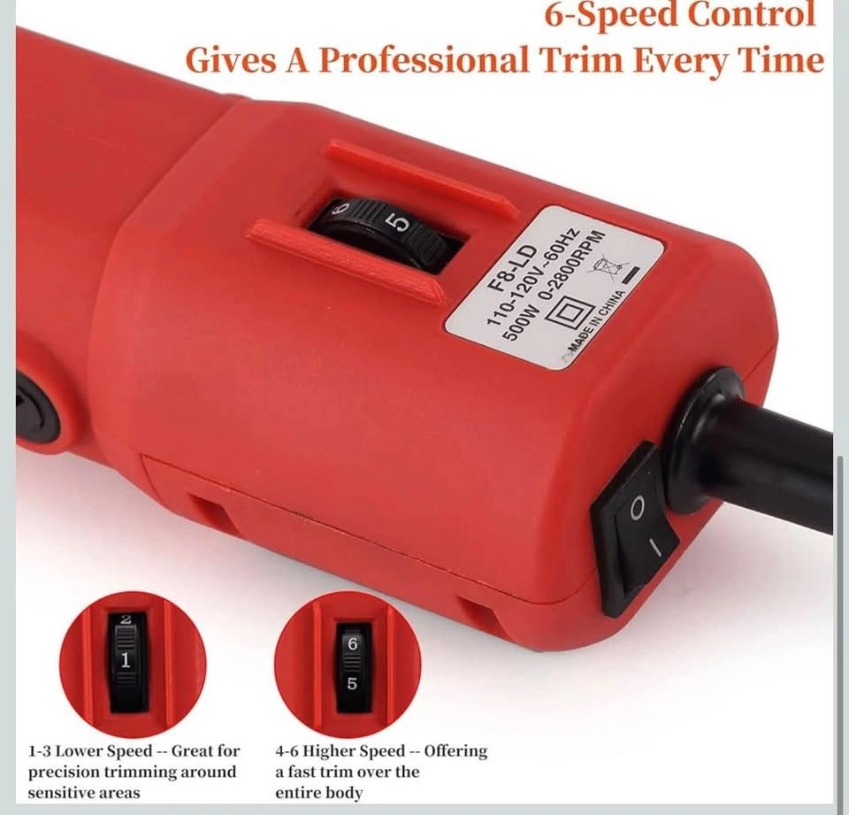 500W Heavy-Duty Animal Clippers for Thick-Coated - photo 4