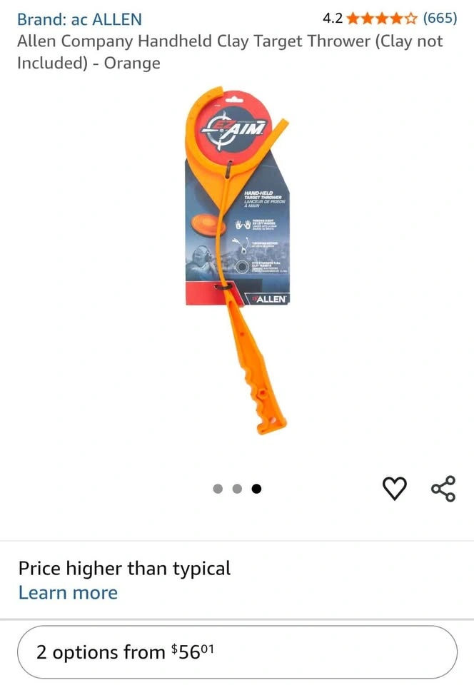 Allen Company Handheld Clay Target Thrower - Orange - photo 4