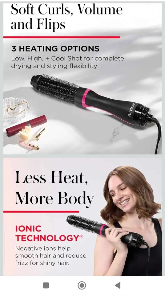 Revlon One-Step Root Booster Ionic 1.5in Round Brush Dryer - photo 5