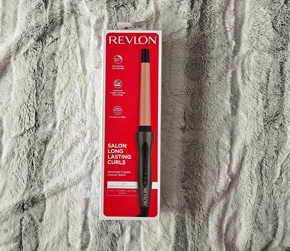 Revlon Copper 1" to 1-1/4" Curling Wand Iron