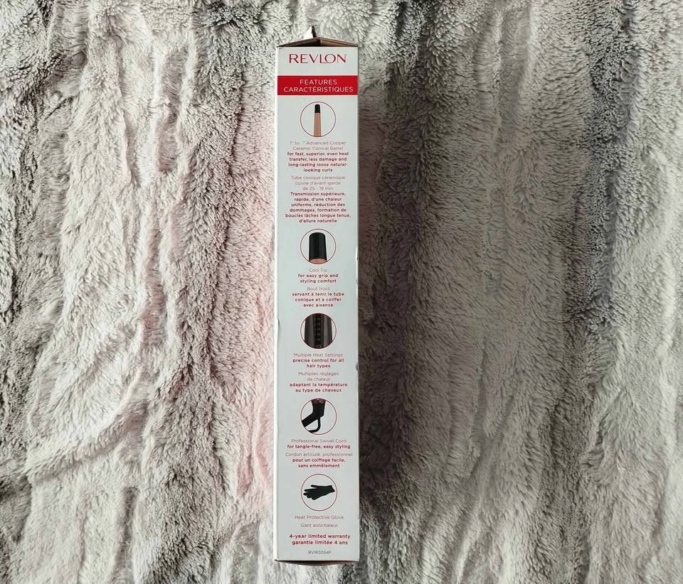 Revlon Copper 1" to 1-1/4" Curling Wand Iron - photo 2