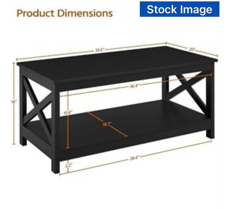 Black Coffee Table - Brand New - photo 2