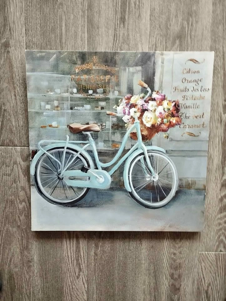 Shabby-chic style canvas art print
