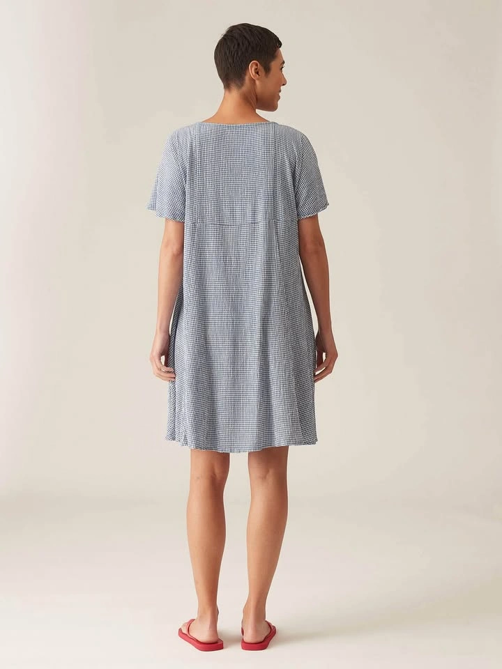 Cut Loose Brown Gingham Midi Dress - Small - photo 2