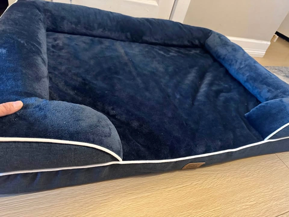 Memory Foam Orthopedic Large Dog Bed with Sides