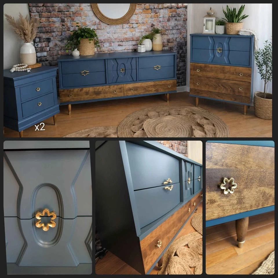 Vintage Mid-Century Bedroom Set - Fully Refurbished - photo 2