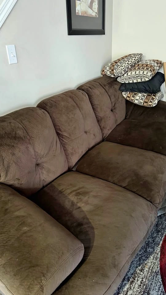 FREE Brown Couch – Pickup Only