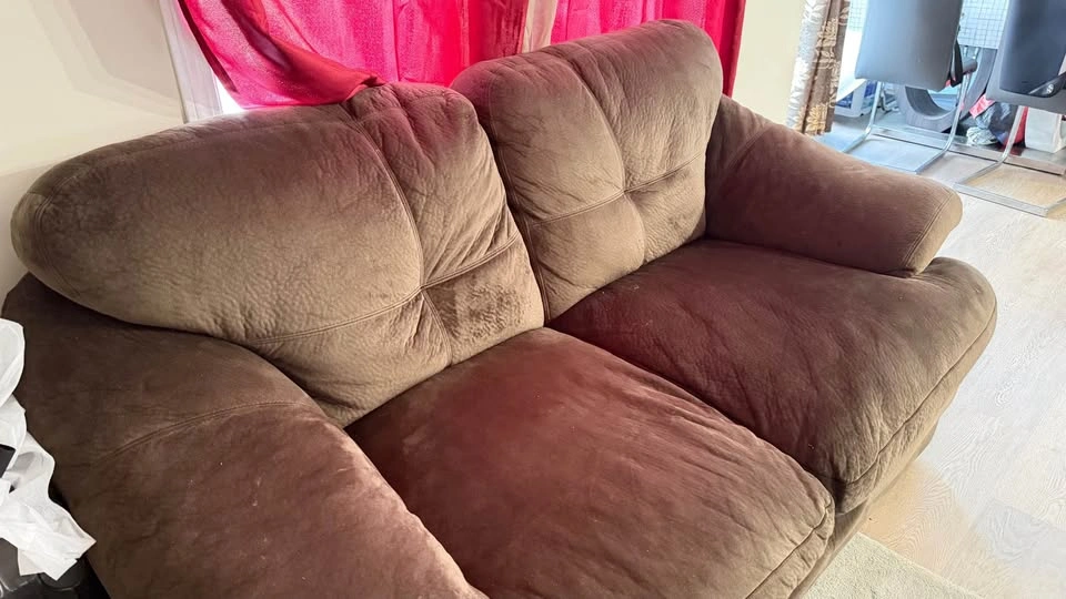 FREE Brown Couch – Pickup Only - photo 2
