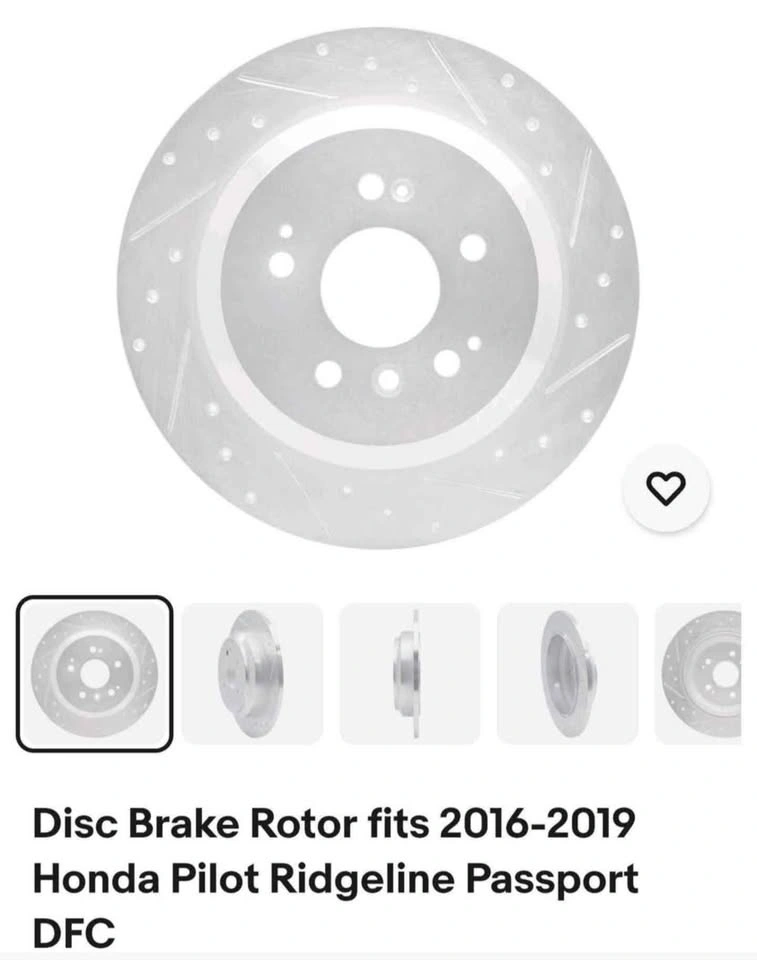 Dynamic Friction Brake Rotors for Honda - photo 2