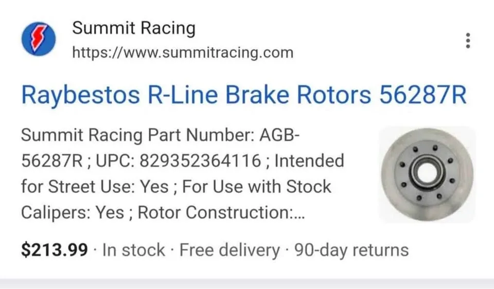 Raybestos 56287R Disc Brake Rotor & Hub Assembly - photo 2