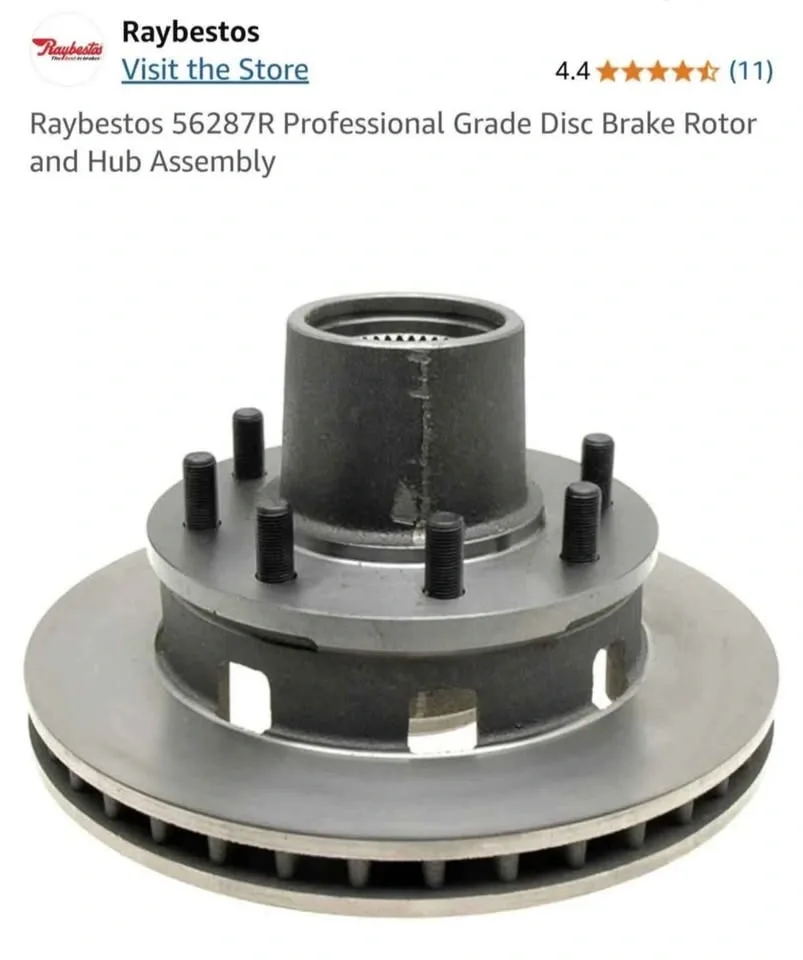 Raybestos 56287R Disc Brake Rotor & Hub Assembly - photo 5