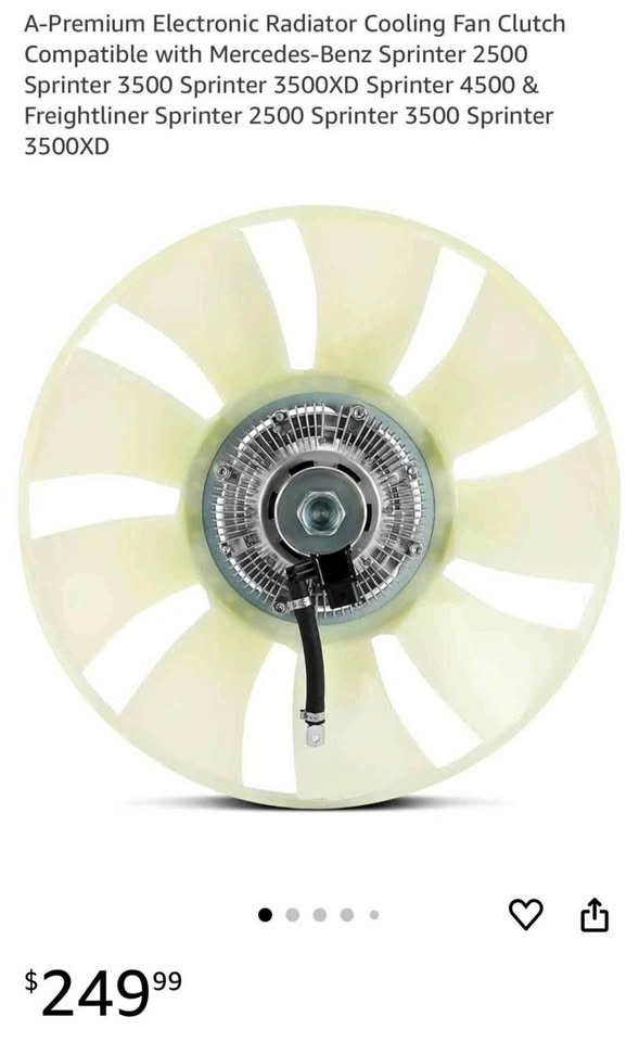 A-Premium Electronic Radiator Cooling Fan Clutch for Mercedes-Be